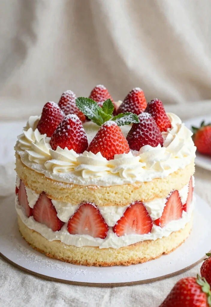 17 Berry First Birthday Cake Ideas Sweet Fruity Smash - 3. Strawberry Shortcake Surprise 1