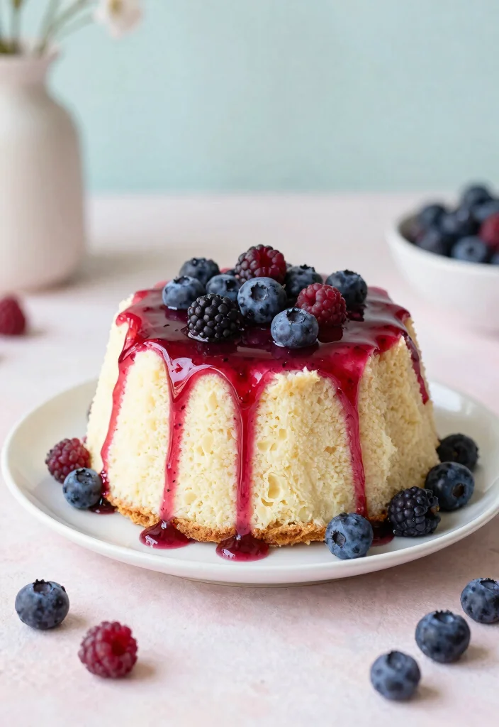 17 Berry First Birthday Cake Ideas Sweet Fruity Smash - 8. Berry Chiffon Cake 1