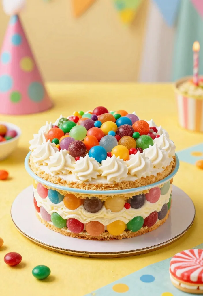17 Birthday Bento Cake Ideas for Cute Personal Celebrations - 12. Candy Land Bento Cake 1