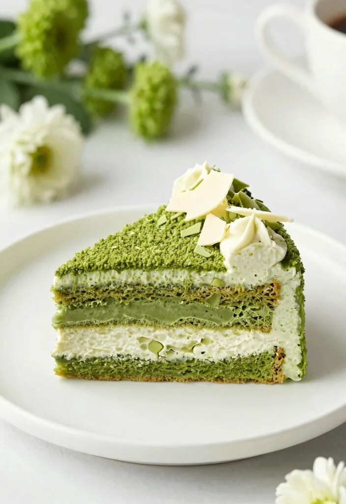 17 Cake for 18th Birthday Girl Ideas Glam Sweet Designs - 13. Matcha Green Tea Cake 1