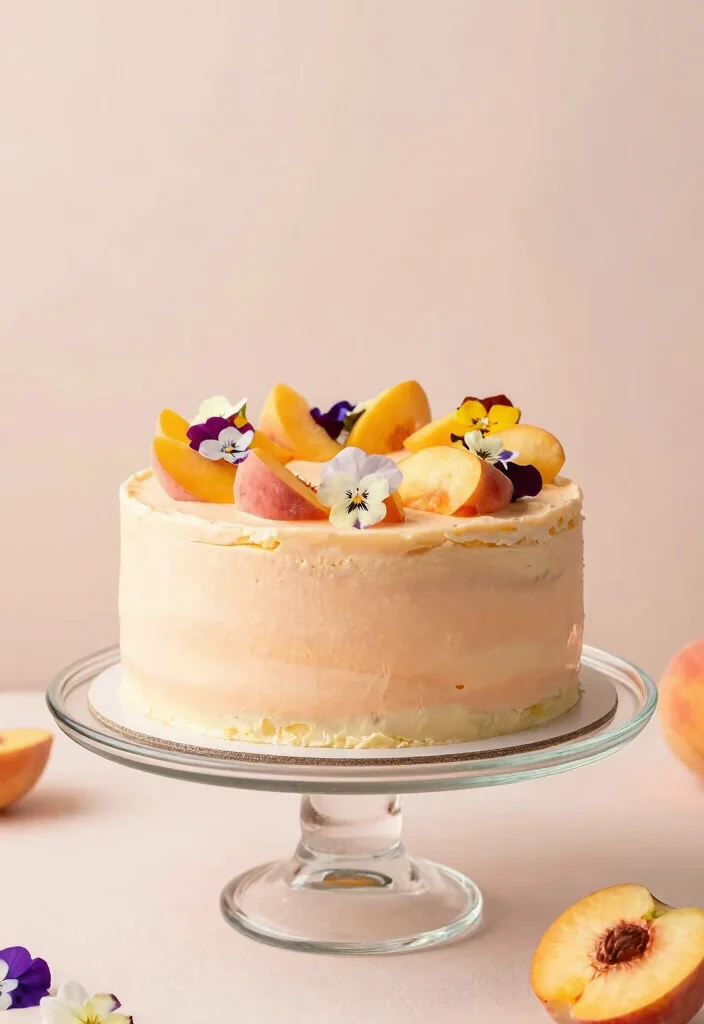 17 Cake for 18th Birthday Girl Ideas Glam Sweet Designs - 16. Peach Bellini Cake 1