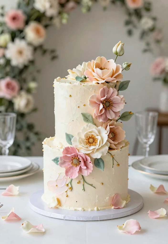 17 Cake for 18th Birthday Girl Ideas Glam Sweet Designs - 2. Floral Elegance Cake 1