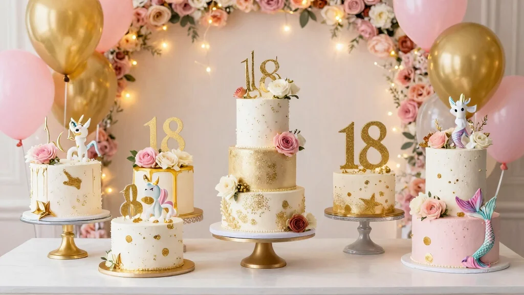 17 Cake for 18th Birthday Girl Ideas Glam Sweet Designs
