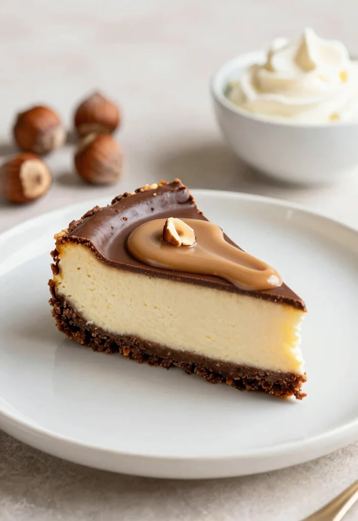17 Chocolate Hazelnut Cake Ideas Nutty Decadent Layers - 3. No-Bake Chocolate Hazelnut Cheesecake 1