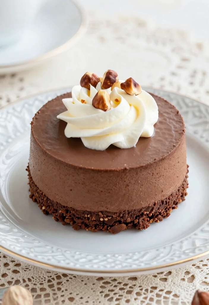 17 Chocolate Hazelnut Cake Ideas Nutty Decadent Layers - 9. Chocolate Hazelnut Mousse Cake 1