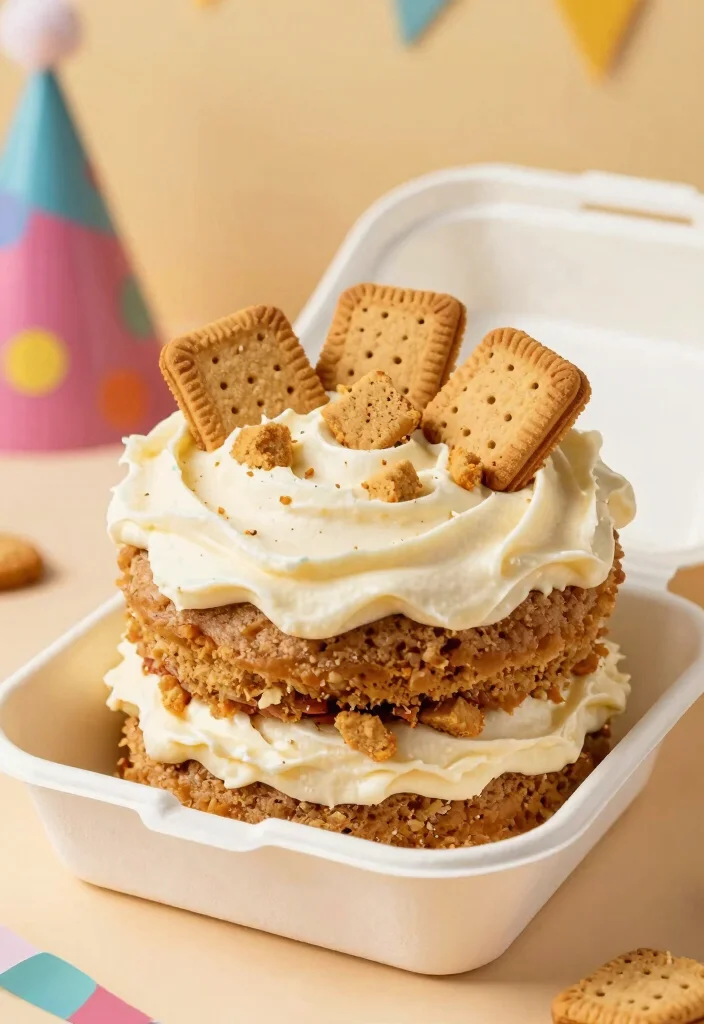 17 Desain Bento Cake Aesthetic Ideas Clean Modern Style - 14. Cookie Dough Delight 1