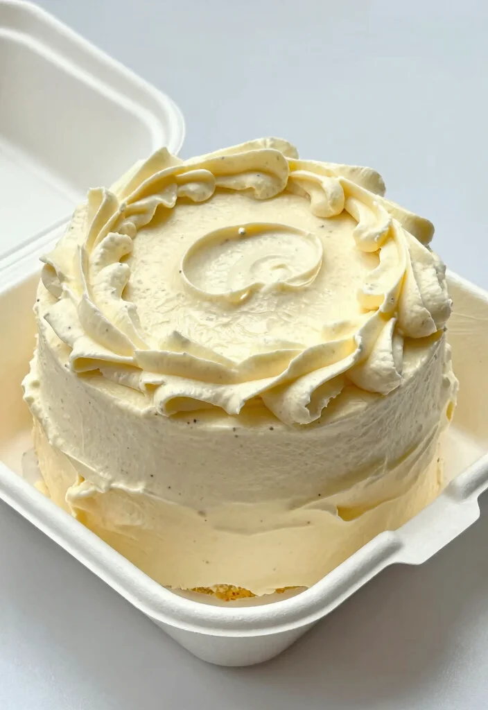 17 Desain Bento Cake Aesthetic Ideas Clean Modern Style - 16. Classic Vanilla Bean Cake 1