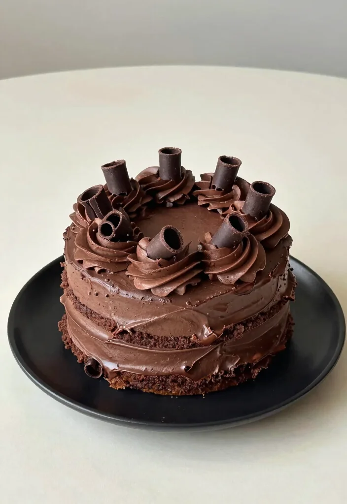 17 Desain Bento Cake Aesthetic Ideas Clean Modern Style - 8. Chocolate Lovers' Dream 1