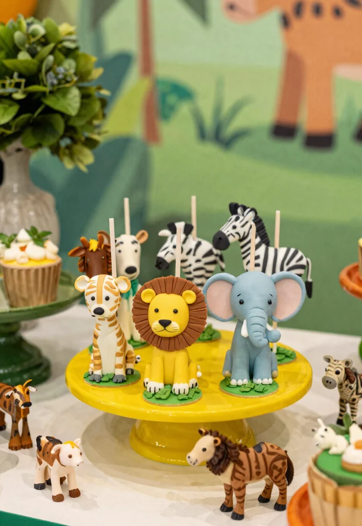 17 Jungle Cake Pops Ideas: Wild Party Desserts for Your Tropical Bash - 14. Safari Adventure Cake Pops 1