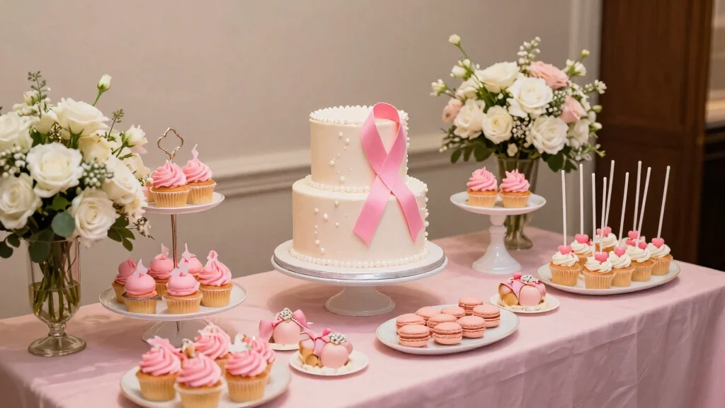 17 Pink Ribbon Cake Ideas for an Elegant Statement Style
