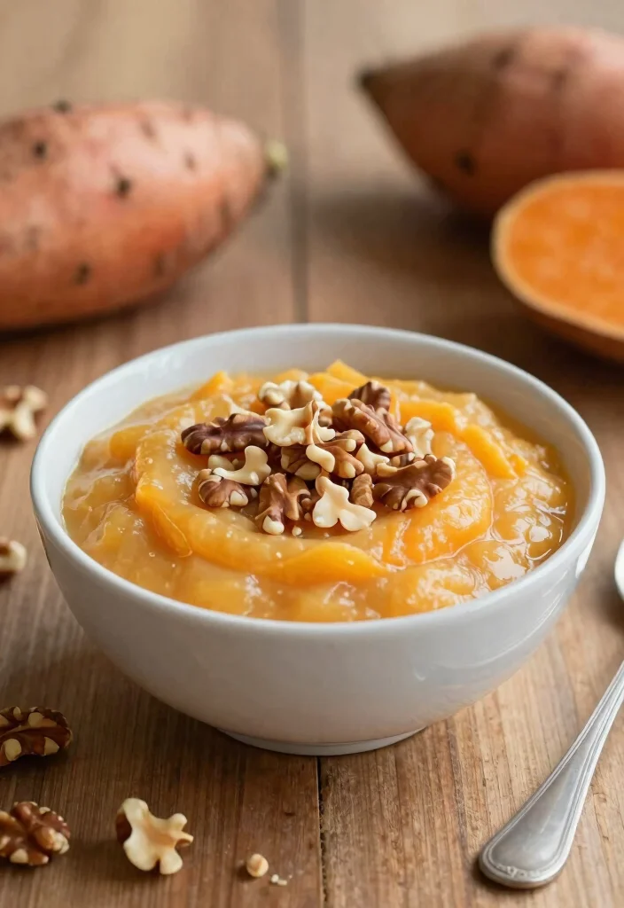 17 Sweet Potato Pudding Ideas for Warm Comfort Flavor - 12. Nutty Sweet Potato Pudding 1
