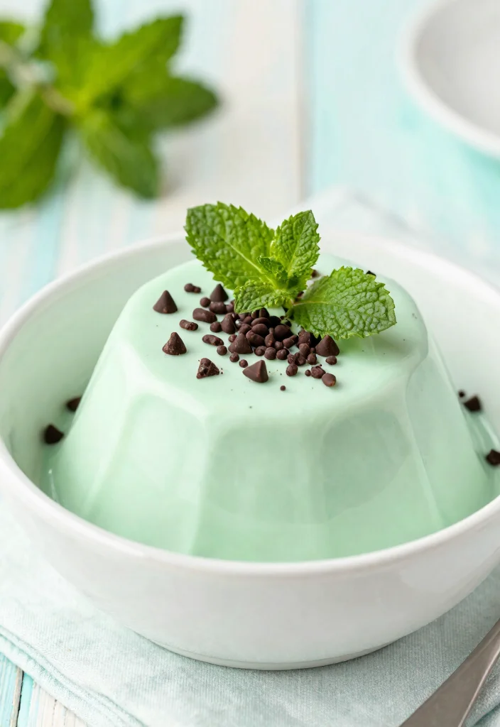 17 White Chocolate Bread Pudding Ideas: Rich Comfort Dessert - 16. Mint Chocolate Chip White Chocolate Bread Pudding 1