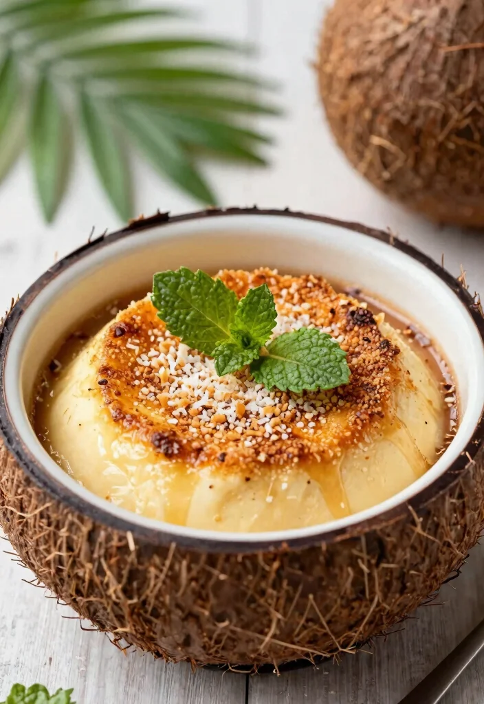 17 White Chocolate Bread Pudding Ideas: Rich Comfort Dessert - 4. Coconut White Chocolate Bread Pudding 1