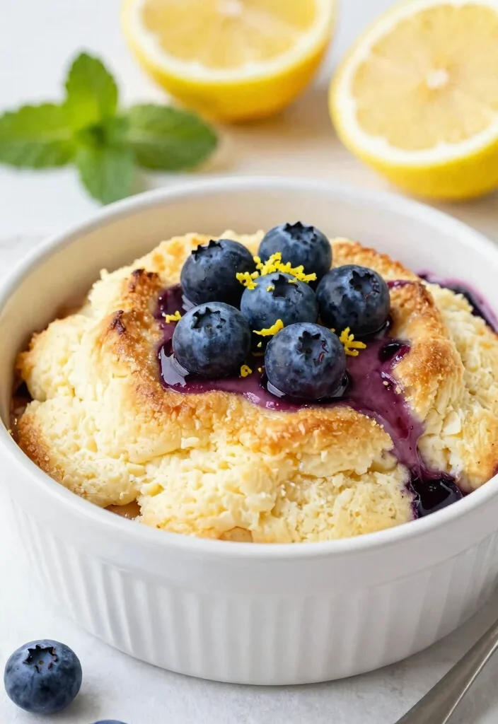 17 White Chocolate Bread Pudding Ideas: Rich Comfort Dessert - 6. Lemon Blueberry White Chocolate Bread Pudding 1