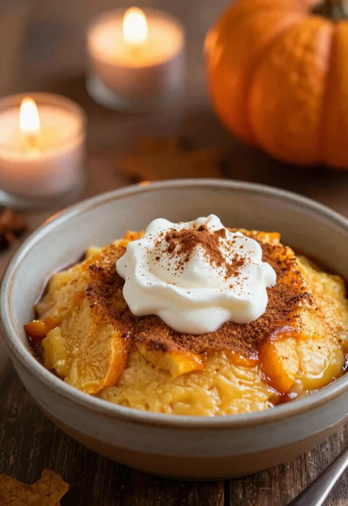 17 White Chocolate Bread Pudding Ideas: Rich Comfort Dessert - 8. Pumpkin Spice White Chocolate Bread Pudding 1