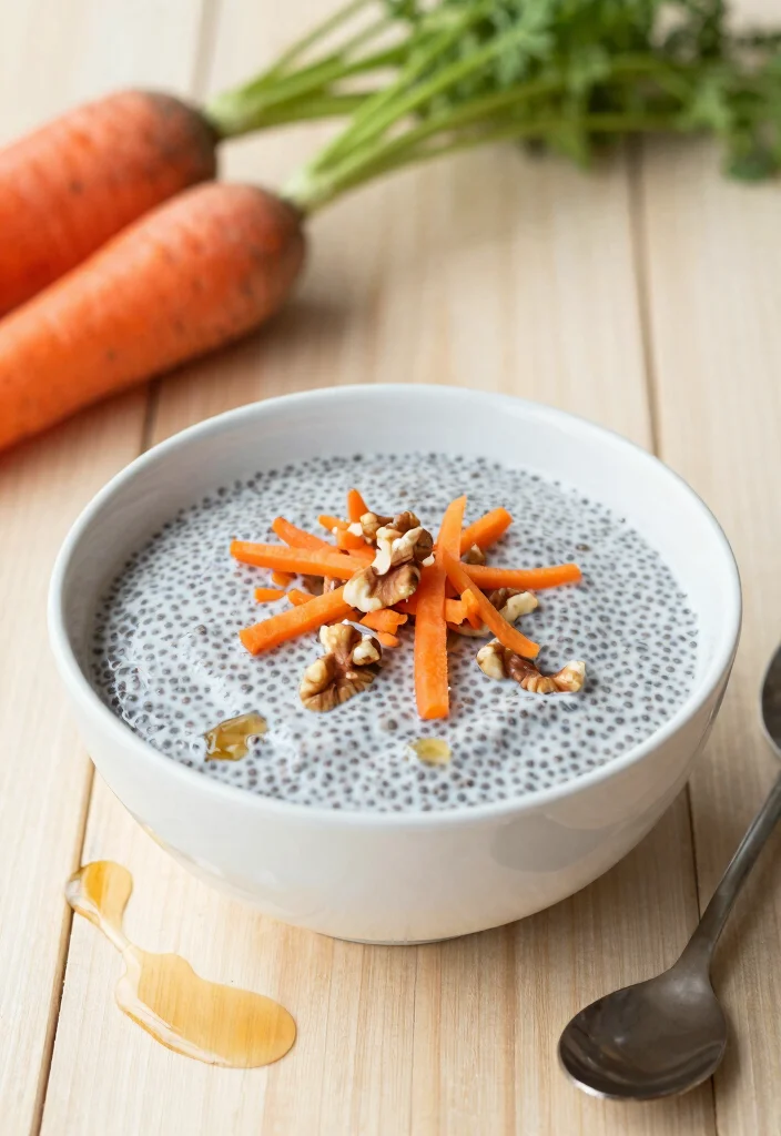 18 Nutritious and Delicious Chia Protein Pudding Ideas for Athletes - 14. Carrot Cake Chia Protein Pudding 1