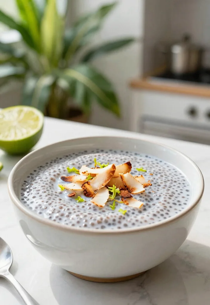 18 Nutritious and Delicious Chia Protein Pudding Ideas for Athletes - 17. Coconut Lime Chia Protein Pudding 1