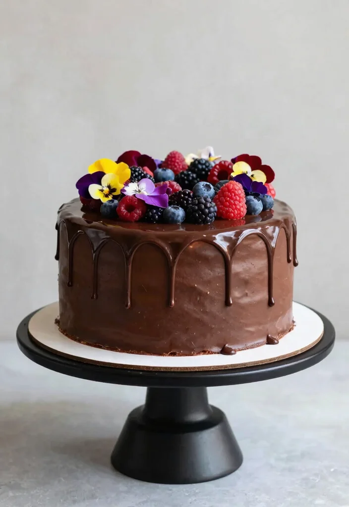 18 Stylish Grown-Up 30s Birthday Cake Ideas - 2. Decadent Chocolate Drip Cake 1
