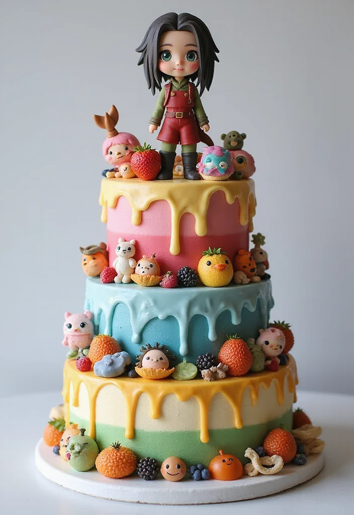 10 Epic Demon Slayer Birthday Cakes That Will Leave You Speechless! - 4. Hashira Group Cake 1