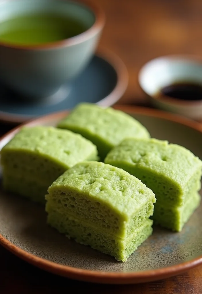 10 Irresistibly Delicious Rice Cake Dessert Ideas That Will Blow Your Mind! - 4. Matcha Green Tea Rice Cake Sandwiches 1