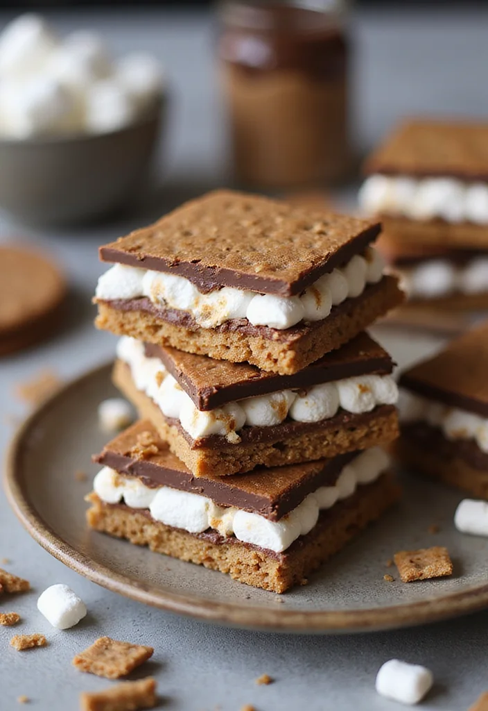 10 Irresistibly Delicious Rice Cake Dessert Ideas That Will Blow Your Mind! - 6. S’mores Rice Cake Treats 1