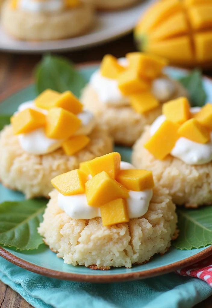 10 Irresistibly Delicious Rice Cake Dessert Ideas That Will Blow Your Mind! - 7. Coconut Mango Rice Cake Delight 1