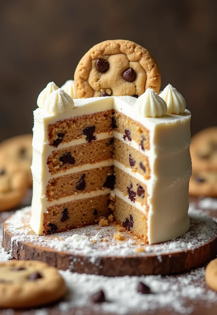 10 Simple Cake Recipes for Boys That Are So Fun, They'll Want to Bake Every Day! - 4. Cookie Dough Cake 1