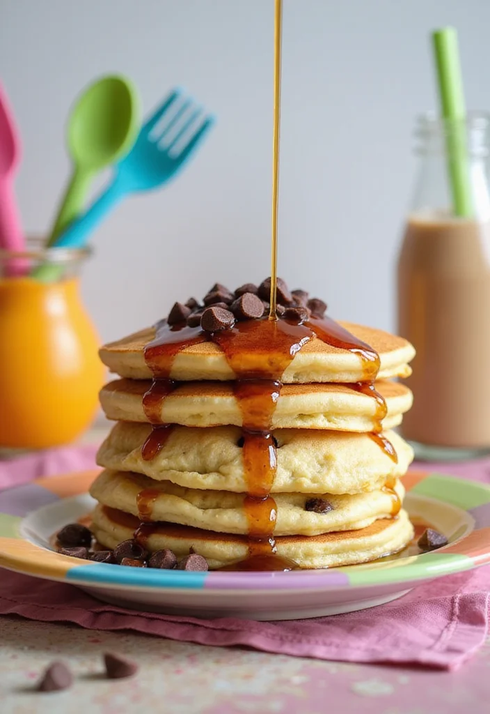 10 Simple Cake Recipes for Boys That Are So Fun, They'll Want to Bake Every Day! - 9. Chocolate Chip Pancake Cake 1