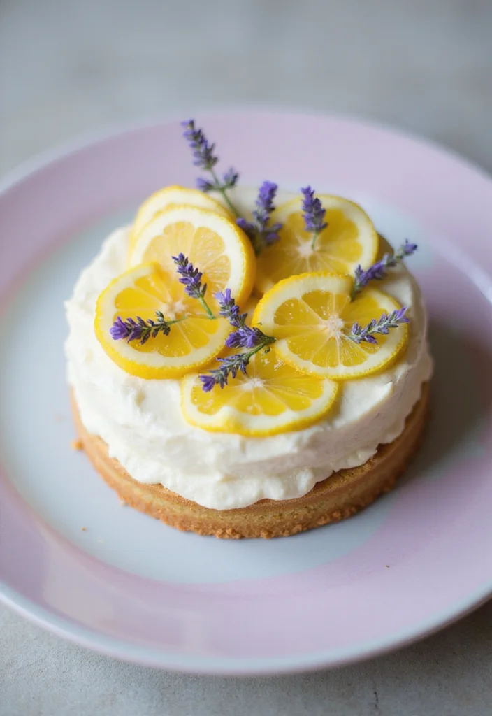 11 Gourmet Cake Ideas That Are Decadent and Totally Instagram-Worthy! - 2. Lemon Lavender Dream Cake 1