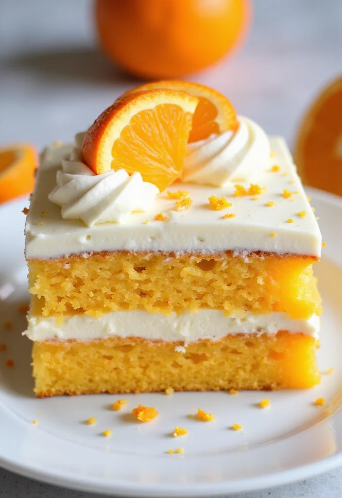 11 Gourmet Cake Ideas That Are Decadent and Totally Instagram-Worthy! - 8. Orange Creamsicle Cake 1