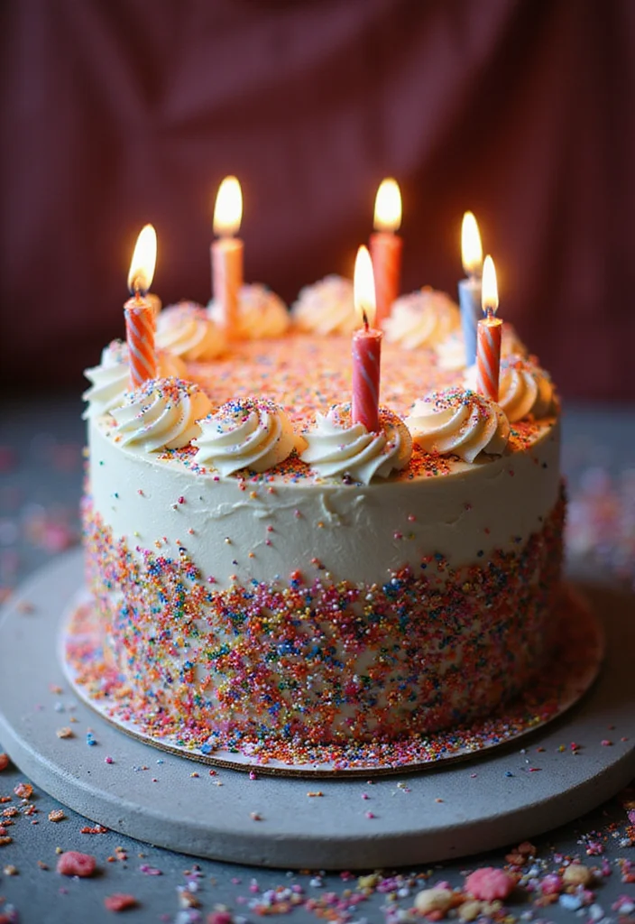 12 Elegant 17th Birthday Cake Designs You Need to See to Believe (#3 Is a Must-See!) - 6. Glitter & Glam Cake 1