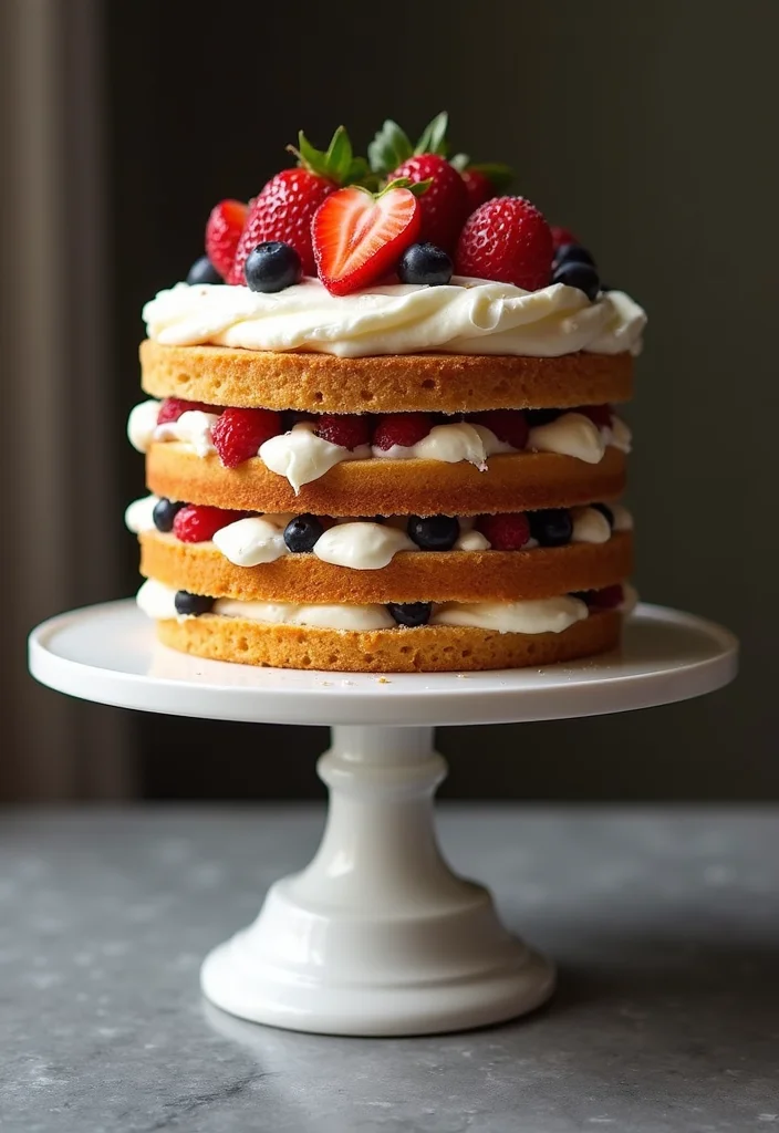 13 Coffee Cake Decoration Techniques You Can Master at Home! - 9. Layered Decor 1