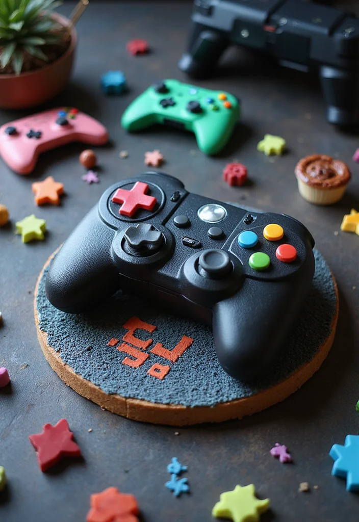 13 Fun Birthday Cakes for Boys That Are Perfect for Their 13th Celebration (You Have to See #3!) - 2. Gamer's Delight Cake 1