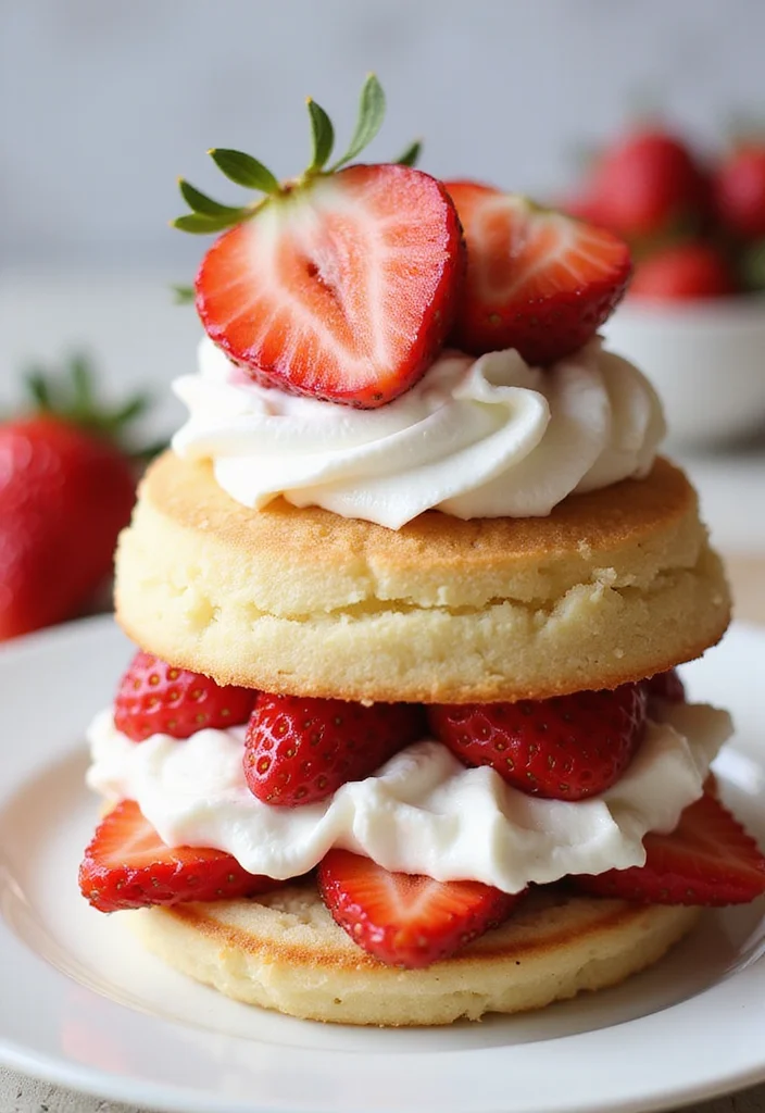 13 Stunning Layered Birthday Cakes That’ll Steal the Show! - 4. Strawberry Shortcake Layer Cake 1