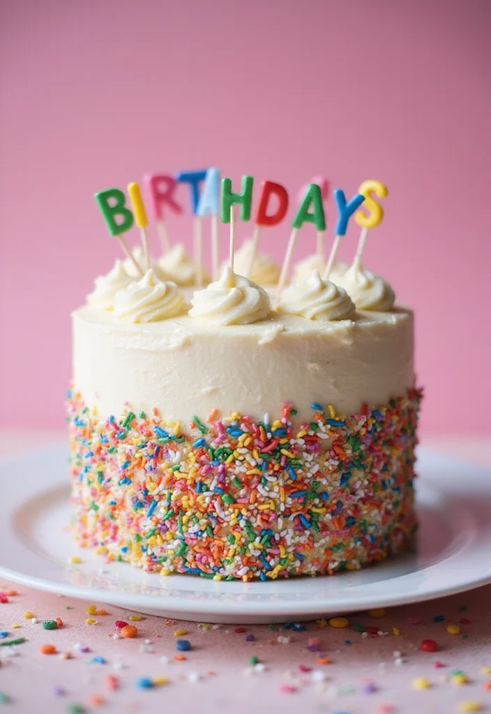 13 Stunning Layered Birthday Cakes That’ll Steal the Show! - 5. Funfetti Birthday Cake 1