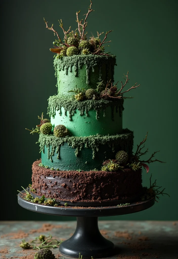 13 Venom Cake Decorating Tips to Make Your Spooky Treats Stand Out! - 9. Create a Multi-Layered Effect 1