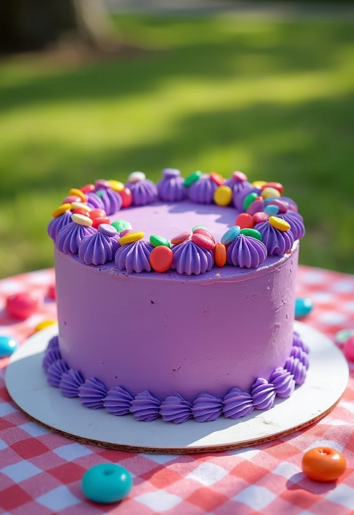 14 Creative Purple Birthday Cake Ideas That Match Your Party Theme Perfectly! - 6. Grape Soda Cake 1