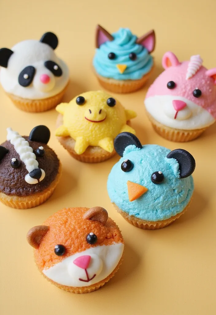 14 Easy School Cake Designs Kids Will Adore (You Won't Believe How Simple They Are!) - 5. Mini Animal Cakes 1