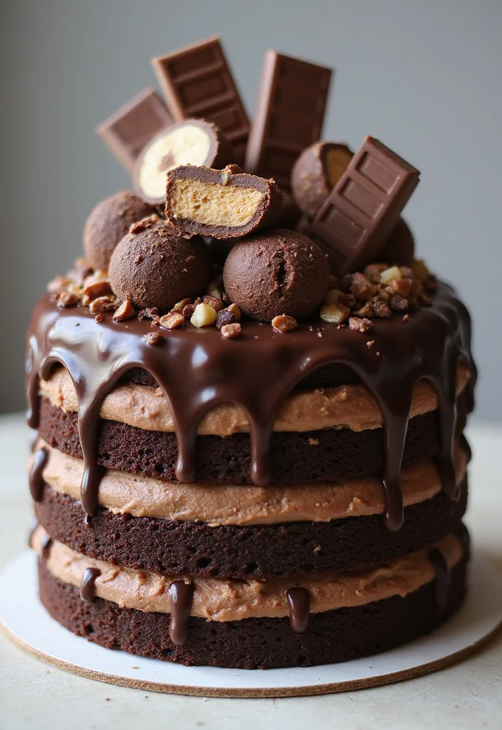 14 Personalized Birthday Cake Ideas for Your 18th Birthday That Are Totally Unique! - 2. Chocolate Overload Cake 1