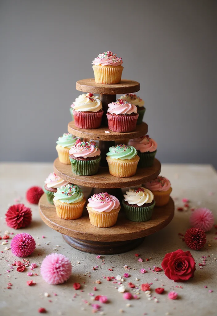 14 Unique Baby Shower Cakes That Are Pure Magic (Check Out #9 for Inspiration!) - 8. Cupcake Tower Cake 1