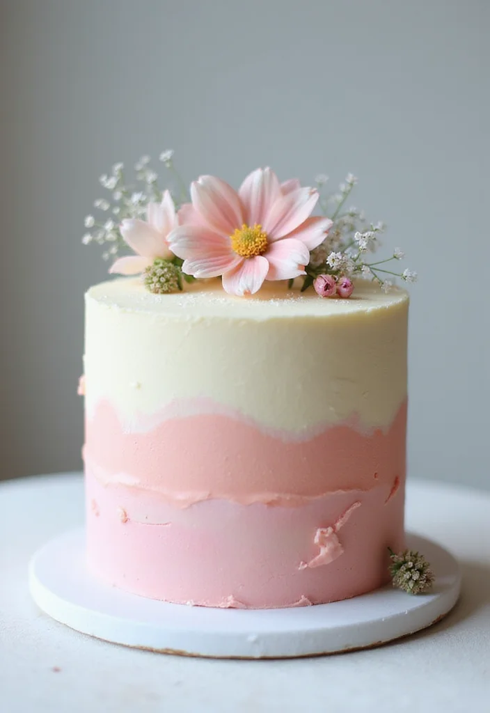 15 Art Birthday Cakes That Will Inspire Your Next Birthday Party (You’ll Love #5!) - 1. Watercolor Delight 1
