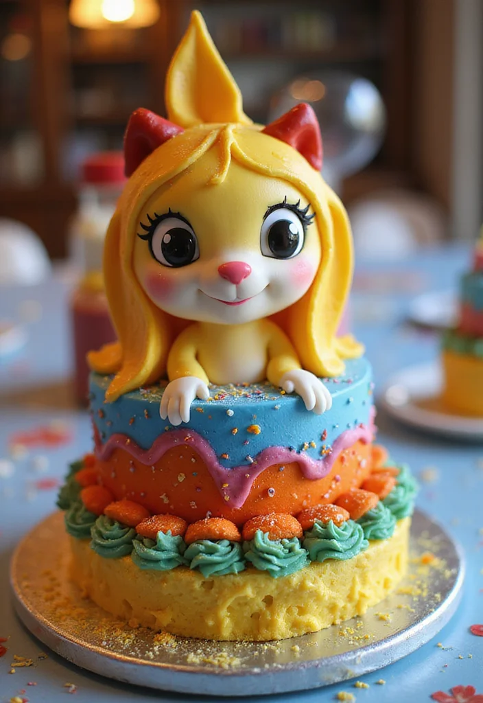 15 Art Birthday Cakes That Will Inspire Your Next Birthday Party (You’ll Love #5!) - 2. Sculpted Masterpiece 1