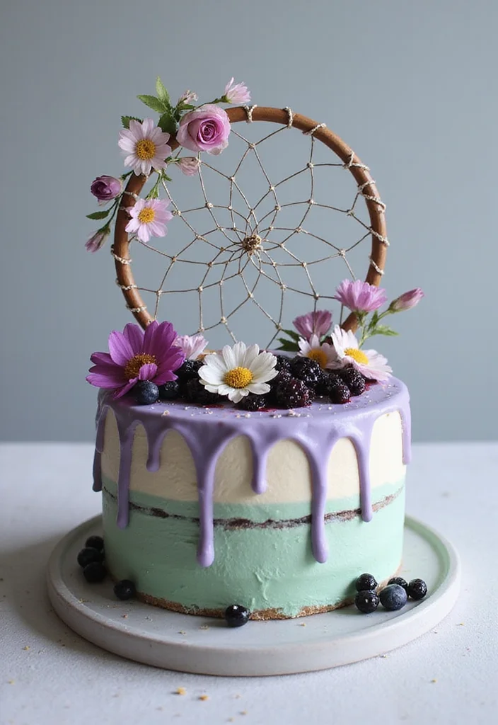15 Creative Kpop Birthday Cakes That Are Total Show-Stoppers! (Check Out #9!) - 15. Dreamcatcher Enchantment Cake 1