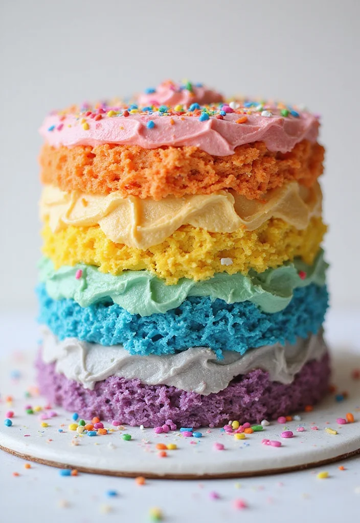 15 Creative Kpop Birthday Cakes That Are Total Show-Stoppers! (Check Out #9!) - 9. SEVENTEEN Cake of Many Colors 1