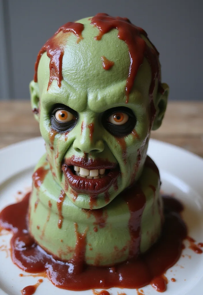 15 Hilariously Funny Cake Ideas That Will Make You LOL! - 9. The 'Zombie' Cake 1