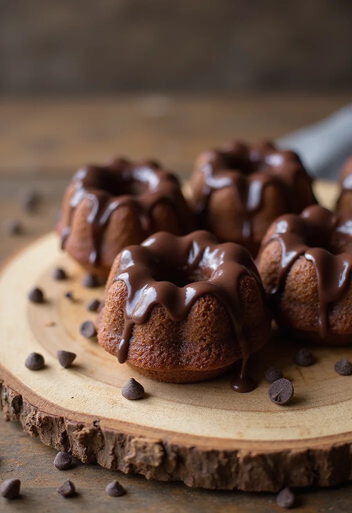 15 Irresistibly Cute Mini Bundt Cake Recipes You’ll Want to Make Tonight! - 2. Chocolate Chip Mini Bundt Cakes 1