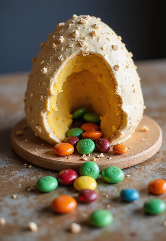 15 Stunning Dinosaur Cakes That Are Almost Too Cute to Eat (Wait Until You See #15!) - 3. Dino Egg Surprise Cake 1