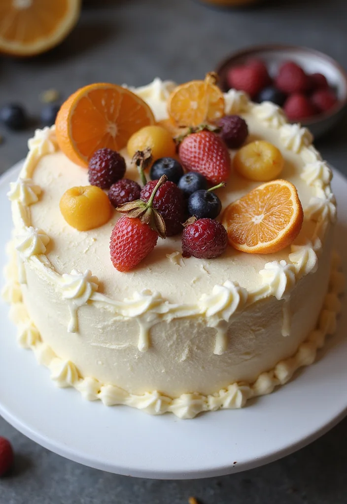 17 Creative Toppings for Your Confirmation Cake That Will Dazzle! - 10. Dried Fruit Garnish 1