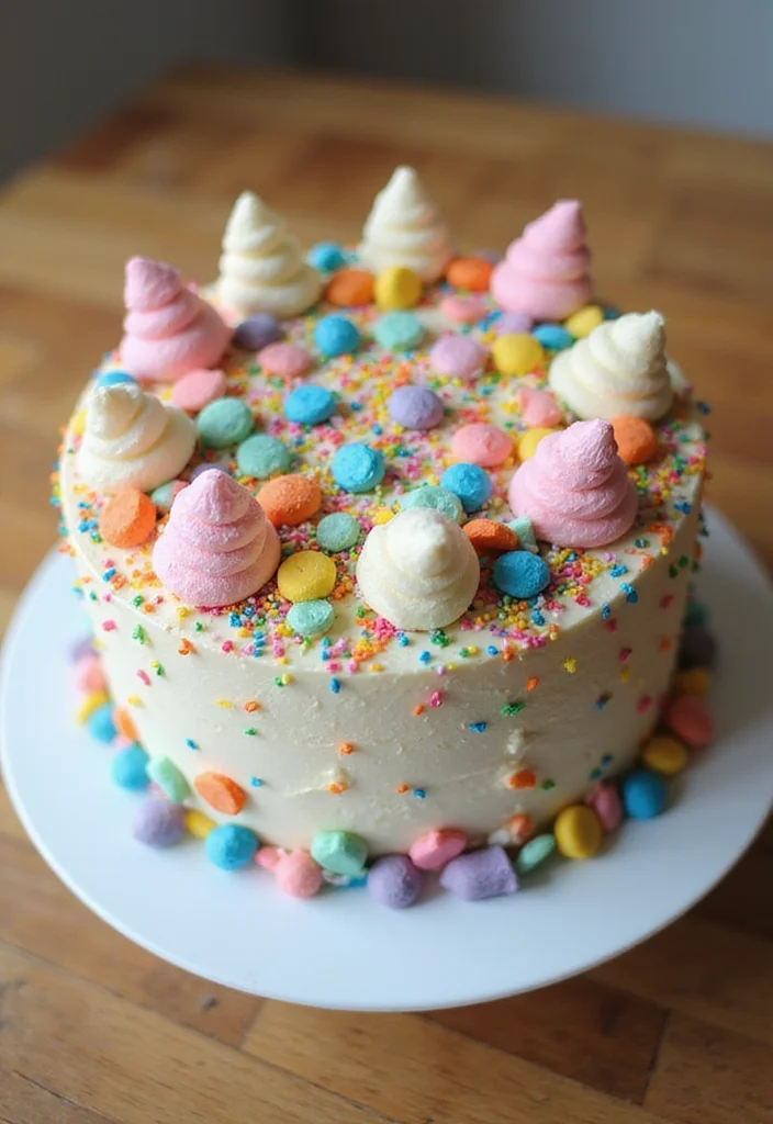 17 Creative Toppings for Your Confirmation Cake That Will Dazzle! - 2. Whimsical Candy Melts 1