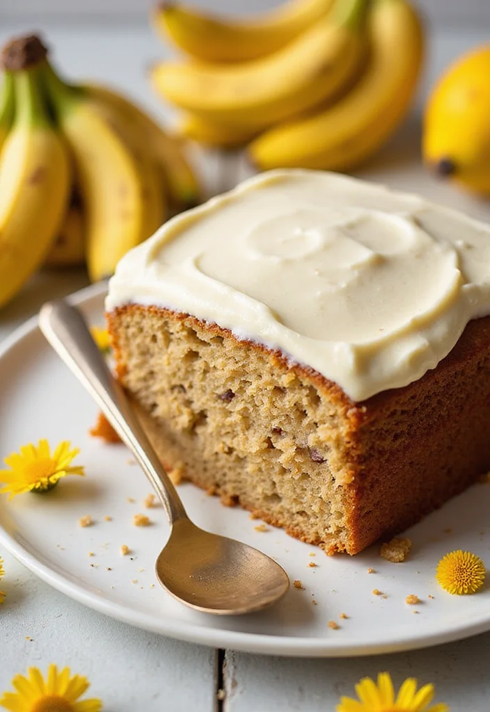 18 Decadent 70s Cake Recipes That Are Totally Worth the Calories! - 17. Banana Cake with Cream Cheese Frosting 1